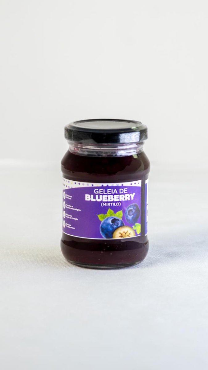 Geleia de Blueberry Ouro Azul doce